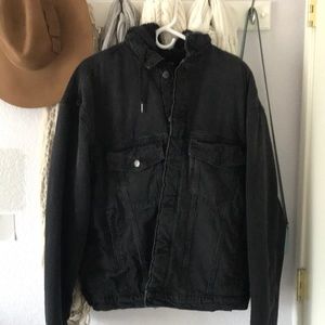 Very warm lined denim jacket